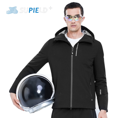 Supiald Aerogel Thermostat intelligent costume chauffant froid vêtements chauds d'hiver vestes chaudes imperméables vêtements pour hommes manteau Anti-froid ► Photo 1/6