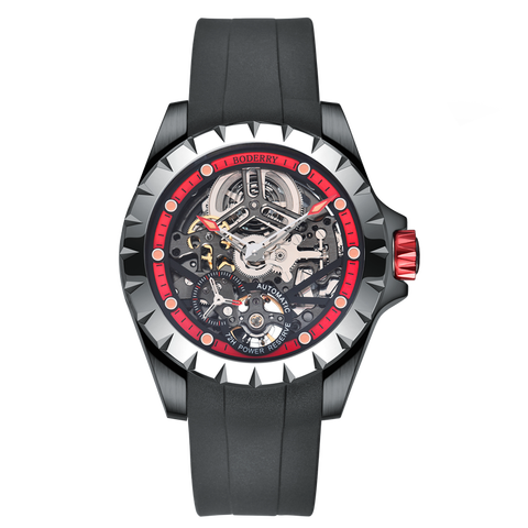 2022 nouveau Boderry montres élégant hommes squelette montres automatique mécanique montre de mode pour hommes étanche Relogio Masculino ► Photo 1/6