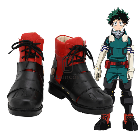 Anime My Hero Academia Midoriya Izuku, chaussures Cosplay, bottes courtes de combat Deku, sur mesure ► Photo 1/5