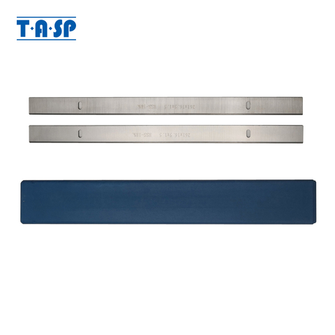 TASP 2 pièces 261mm HSS épaississeur & rabot lame 261x16.5x1.5mm couteaux à bois pour Scheppach HMS1070 épaississeur JET JPT-10B ► Photo 1/6