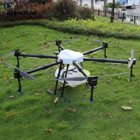 6 axes Agriculture Drone 1600mm aéronef sans pilote (UAV) agricole Drone cadre capacité 16KG 15L réservoir pour usage agricole ► Photo 1/6