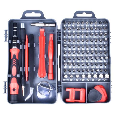 Jeu de Mini-tournevis de précision 115-en-1, Kit de Mini-tournevis, multi-ordinateur, PC, appareil portable, outil de réparation, outils manuels ► Photo 1/6