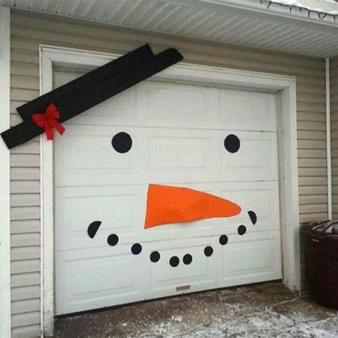 Bonhomme de neige de noël à faire soi-même, décorations bricolage porte de Garage en plein air pour la maison, décorations de noël à faire soi-même, 16 ► Photo 1/6