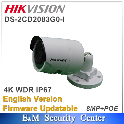 Hikvision – caméra réseau 8MP IP67 POE IR CCTV 4K WDR, version originale outre-mer ► Photo 1/1