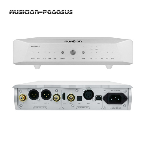 Musicien PEGASUS 32Bit/1536kHz 24Bit R2R DAC 6BIT DSD résistance équilibrée DAC Support DSD1024 SPDIF système de réception décodeur R2R ► Photo 1/6