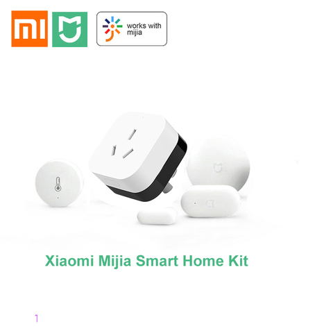 Xiaomi – Kit de maison intelligente Mijia, capteur de porte fenêtre, capteur de température et d'humidité, interrupteur sans fil, contrôle d'application, climatiseur ► Photo 1/6