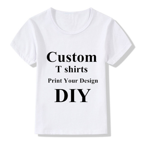 2022 personnalisé enfants T-Shirts bricolage imprimer votre conception enfants T-Shirts garçons/filles bricolage t-shirt dessus de chemise impression, contacter le vendeur Frist ► Photo 1/3