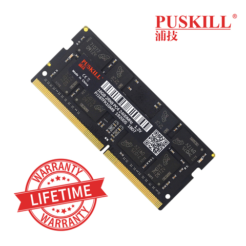 PUSKILL memoria Ram DDR4 8 GB 4 GB 16 GB 2400 mhz 2133 2666 mhz sodimm ordinateur portable haute performance mémoire d'ordinateur portable ► Photo 1/6