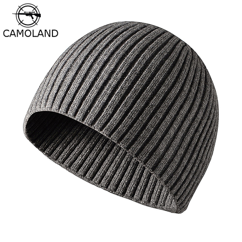 CAMOLAND – bonnets chauds tricotés pour hommes, couvre-chef de Sport de plein air, coupe-vent, confortables, doux, randonnée, cyclisme, hiver ► Photo 1/6