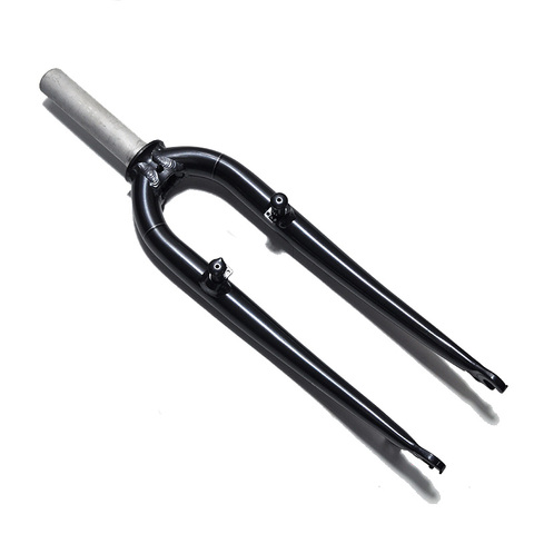 Fourche de vtt en alliage d'aluminium, rigide, pliable de 28.6mm, pour enfant ► Photo 1/6