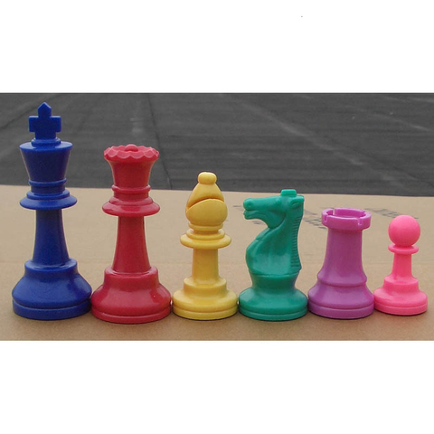 17 pièces pièces d'échecs jeu d'échecs Match Standard 2 pièces reine 1 pièce roi haut 97mm Chessman pièces d'échecs en résine sans échiquier ► Photo 1/6