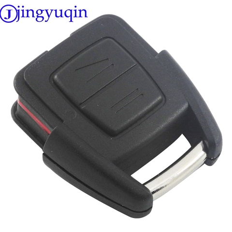 Jingyuqin – coque de clé télécommande à 2 boutons, pour Vauxhall, Opel, Astra, Zafira, Omega, Vectra, sans puce, lame non coupée ► Photo 1/1