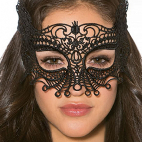 Comeondear – masque pour les yeux en dentelle, 1 pièce, Cosplay d'halloween, masque pour les yeux, découpe Sexy pour femme, déguisement de fête ► Photo 1/6