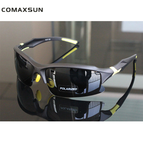 COMAXSUN professionnel polarisé cyclisme lunettes vélo vélo lunettes conduite pêche Sports de plein air lunettes de soleil UV 400 Tr90 ► Photo 1/6