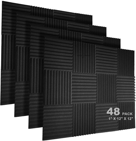 Paquet de 48 panneaux en mousse acoustique 1 