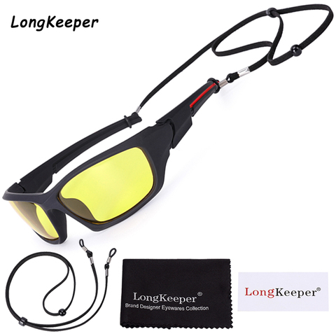 Lunettes de Vision nocturne polarisées pour hommes et femmes, verres jaunes, sport, pêche, Oculos UV400 ► Photo 1/6