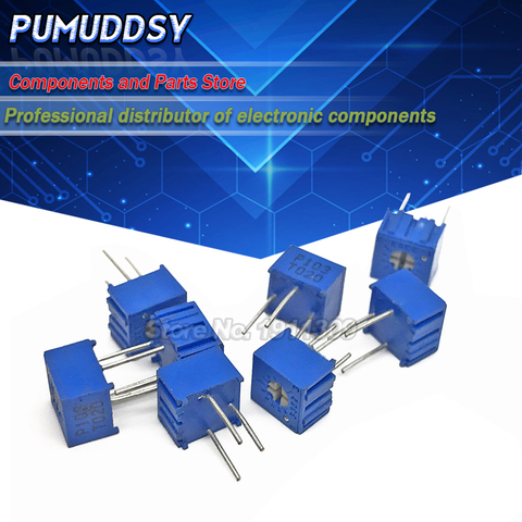 10 PIÈCES 3362P-1-501LF 3362 P 500 ohm 3362P-1-501 3362P-501 3362 P501 501 Trimpot Potentiomètre À résistance Variable ► Photo 1/1