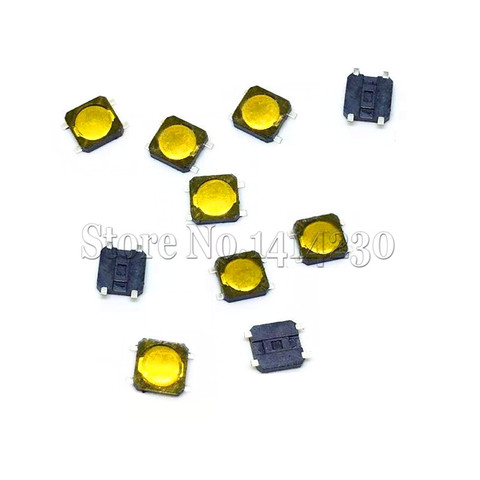 Interrupteur Tactile à bouton-poussoir, Tact, 3x3x0.8mm, 4 broches, SMT, Micro-interrupteur, SMD, 3x3x mm, 10 pièces ► Photo 1/3