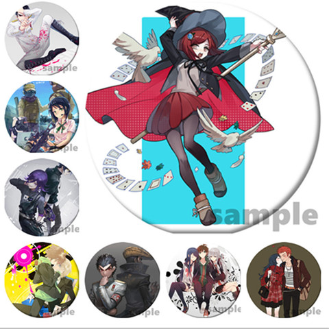 Danganronpa – sac à dos à boutons pour femmes, livraison gratuite, Anime mignon, avec gâchette, broche Happy Havoc Monokuma, Badge Cosplay, vêtements pour femmes, cadeau de noël ► Photo 1/6