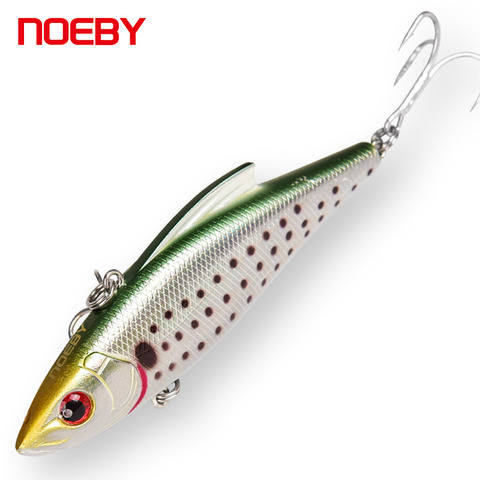 Noeby Wobbler hochets leurres de pêche 90mm 32g coulant cliquetis Vib pour Wobblers hiver brochet appât artificiel NBL9141 leurre de pêche ► Photo 1/5