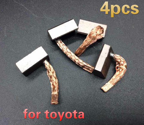 4 pièces pour Toyota Corolla prado Highlander couronne Reiz voiture démarreur générateur moteur brosse à charbon ► Photo 1/6