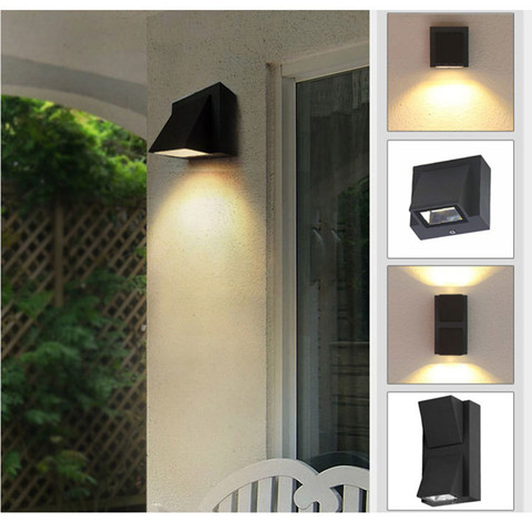 Lampe nordique imperméable d'extérieur, éclairage de jardin, cour, couloir, allée, balcon, 5W 10W ► Photo 1/6