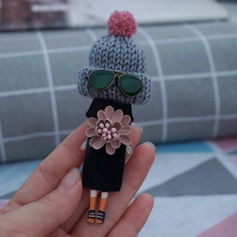 Femme mignon broches broches pour amis Harajuku badges dessin animé broche broches livraison directe filles cadeaux ► Photo 1/6