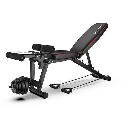 Banc de Fitness professionnel multifonction, équipement lourd pour la maison ► Photo 1/5