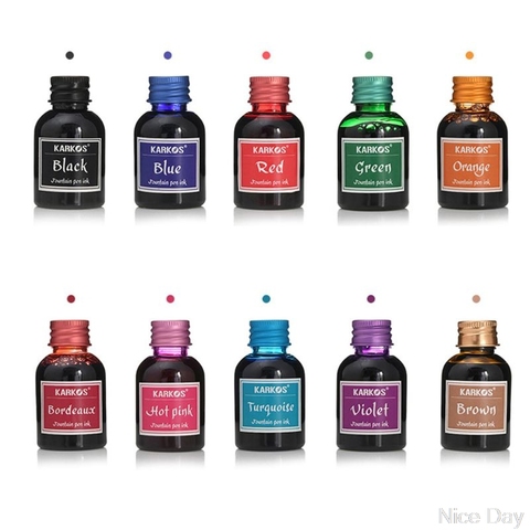 Pure coloré 30ml stylo plume encre remplissage encres papeterie école A07 20 livraison directe ► Photo 1/5