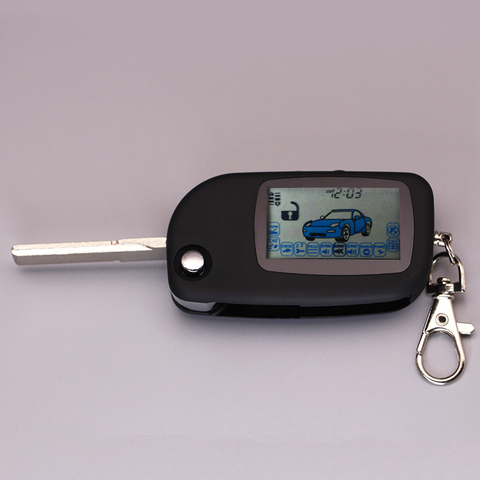 Twage A6 porte-clés de télécommande | Lame non coupée Lcd porte-clés de télécommande pour Starline A6 porte-clé pliable, sécurité de véhicule, alarme de voiture bidirectionnel ► Photo 1/3