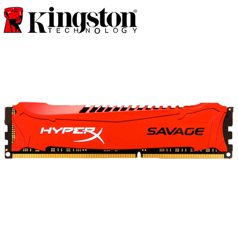 Kingston-mémoire HyperX Savage DDR3, 4 go, 8 go, 1600MHz, 1866MHz, 2133MHz, 4 go, 8 go, 2400 v, 1.5, DIMM, pour ordinateur de bureau ► Photo 1/5