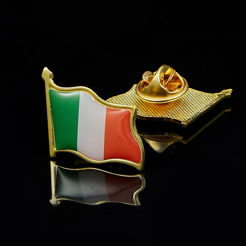 Eire-drapeau irlandais, chapeau à revers, épingle à cravate, broche pour république irlandaise ► Photo 1/6
