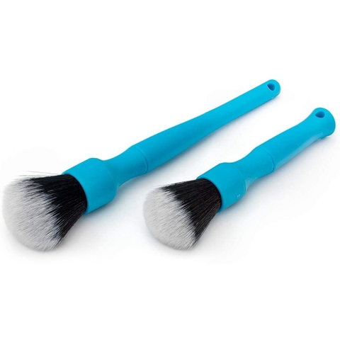Brosse de détail Super douce, brosse de voiture, brosse de détail, brosse de nettoyage, brosse d'ombre à paupières, ensemble de brosse de beauté, brosse intérieure, bleu. ► Photo 1/6