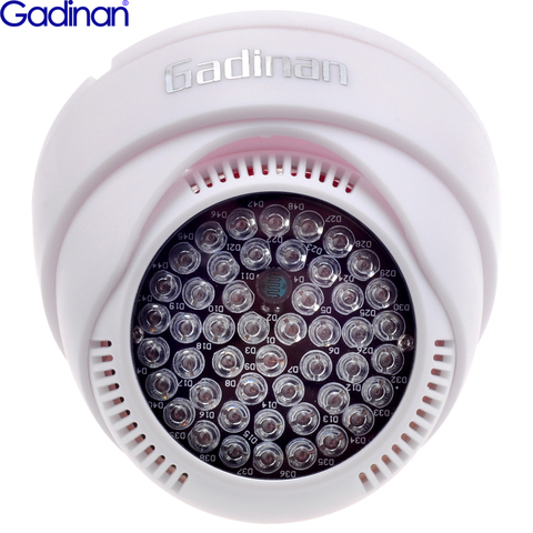 Gadinan-illuminateur à infrarouge 12V 48 LED, aide à la Vision nocturne, boîtier en plastique lampe à LED ABS pour caméra de vidéosurveillance CCTV ► Photo 1/6