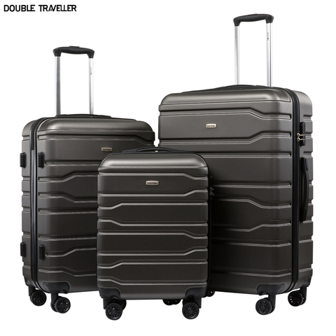 Set de bagages, valise à roulettes, valise à roulettes, 20 