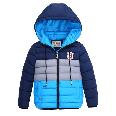 Manteau pour enfants pour garçons de 2 4 6 8 ans à capuche, vêtement d'extérieur chaud pour enfants, à la mode, automne et hiver, 2022 ► Photo 1/6