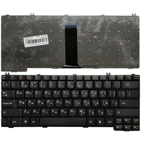 Clavier russe d'ordinateur portable, neuf, pour LENOVO N100 N200 N500 G530 V100 F31 Y330 C466 C467 N220 14001 14002 E23 E42 Y510 E41 ► Photo 1/5