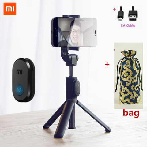 Original Xiaomi monopode Mi Selfie bâton Bluetooth trépied avec télécommande sans fil 360 Rotation pliable pour Android IOS ► Photo 1/6