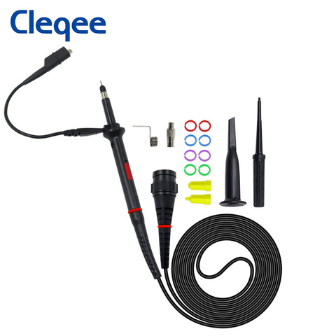 Cleqee – sonde d'oscilloscope P7200 200MHz, capuchon de protection BNC, portée X1/X10 DC-200MHz avec anneaux de couleur ► Photo 1/5