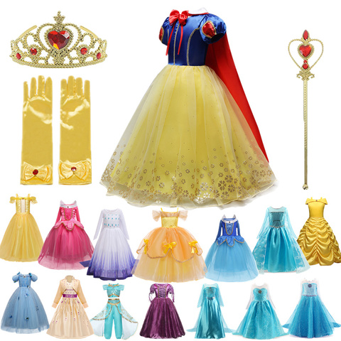 Filles robe pour enfants Halloween Cosplay fête princesse Costume enfants noël habiller ► Photo 1/6