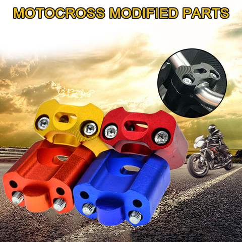 Moto guidon Riser 22mm 28mm universel Pitbike moto barre pince montage adaptateur moteur barre en alliage d'aluminium CNC Code Rise ► Photo 1/6