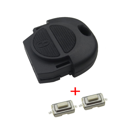 OkeyTech-coque de clé à 2 boutons de remplacement pour voiture, avec interrupteur, pour Nissan Micra Almera Primera, x-trail, etui clés ► Photo 1/6