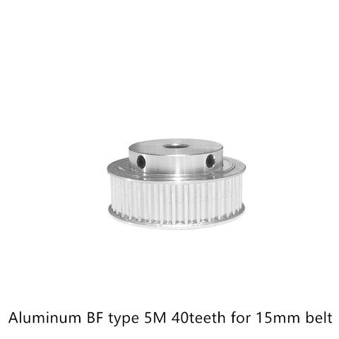 BF – poulie de distribution de type 40 dents de 5M, alésage de 8mm 10mm 14mm pour courroie HTD5M de 15mm utilisé dans la poulie linéaire de 40 dents 40 T ► Photo 1/4