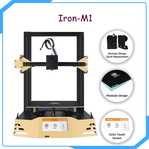 SIMAX3D – imprimante 3D, qualité industrielle Iron-M1, haute précision fdm, grand écran tactile, reprise d'impression, impresora vs ender 3 Pro ► Photo 1/6