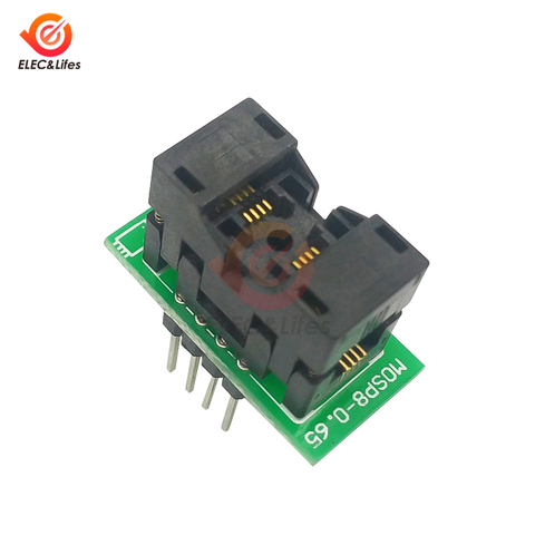 Adaptateur de programmeur IC, prise de Test mop8 à DIP8 dip8-0.65mm MCU, nouveau ► Photo 1/6