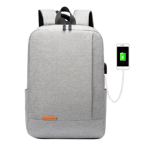 Sac d'école étanche en Nylon 14 pouces pour hommes et femmes, avec chargeur USB sacs à dos d'ordinateur portable, Mochilas Feminina décontracté ► Photo 1/6