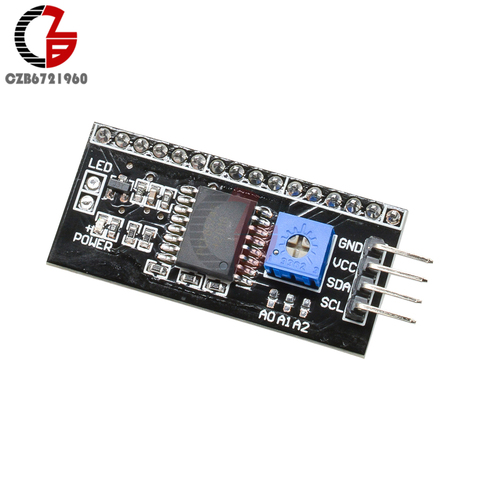 IIC I2C TWI SPI carte de commande adaptateur d'interface série 1602 2004 Module d'affichage LCD pour Arduino ► Photo 1/6