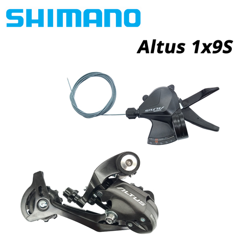 SHIMANO ALTUS 1x9S SL-M2010 RD-M370 9 S 9v 9 speedvtt moto manette de vitesse levier et dérailleur arrière commutateur groupe M370 M390 M530 M590 ► Photo 1/1