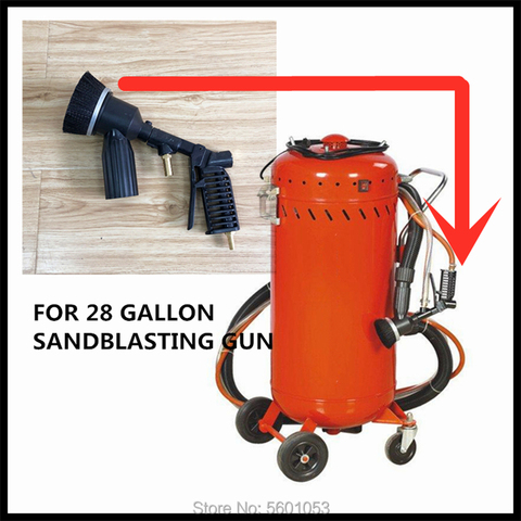 Outil de sablage pneumatique, pour 28 gallons, Portable, pour la rouilleuse, accessoires de tête de pistolet ► Photo 1/6