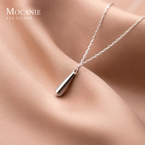 Modian – pendentif géométrique en forme de goutte d'eau pour femmes, en argent Sterling 925, Bijoux fins et simples ► Photo 1/5